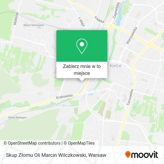 Mapa Skup Złomu Oli Marcin Wilczkowski