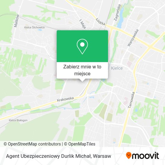 Mapa Agent Ubezpieczeniowy Durlik Michał