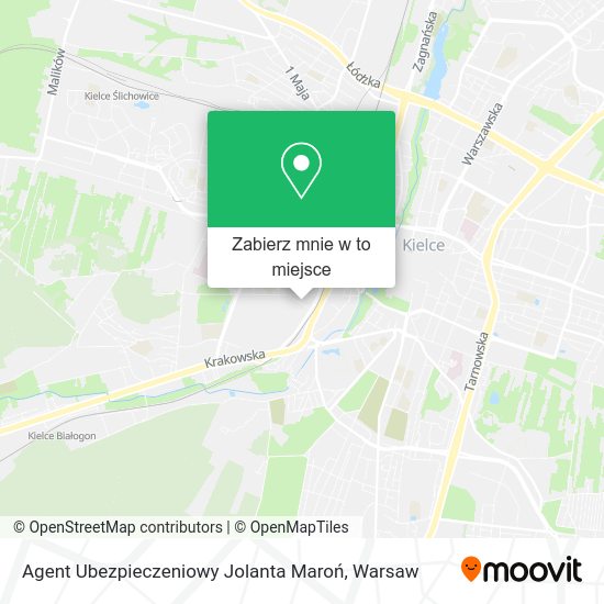 Mapa Agent Ubezpieczeniowy Jolanta Maroń