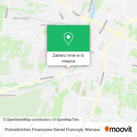 Mapa Pośrednictwo Finansowe Daniel Fronczyk