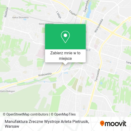 Mapa Manufaktura Zreczne Wystroje Arleta Pietrusik