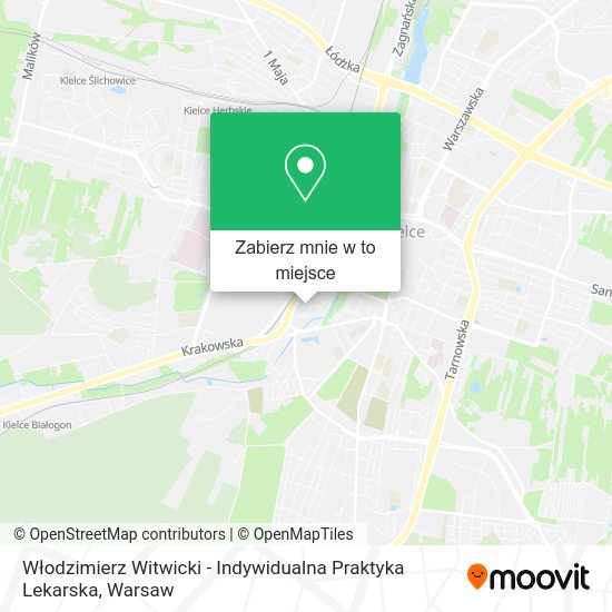 Mapa Włodzimierz Witwicki - Indywidualna Praktyka Lekarska