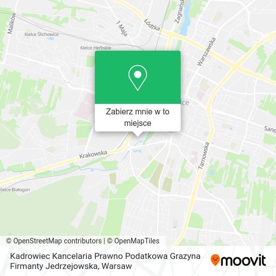 Mapa Kadrowiec Kancelaria Prawno Podatkowa Grazyna Firmanty Jedrzejowska