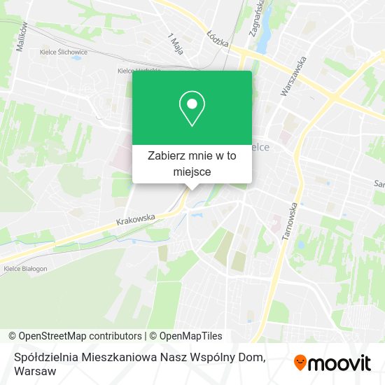 Mapa Spółdzielnia Mieszkaniowa Nasz Wspólny Dom