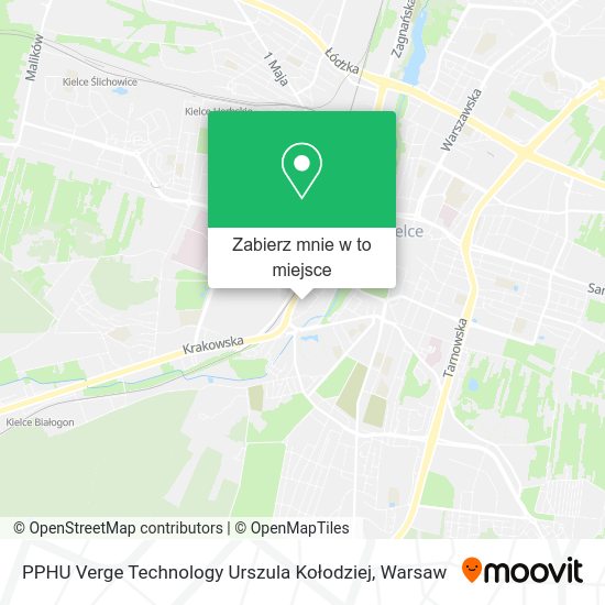 Mapa PPHU Verge Technology Urszula Kołodziej