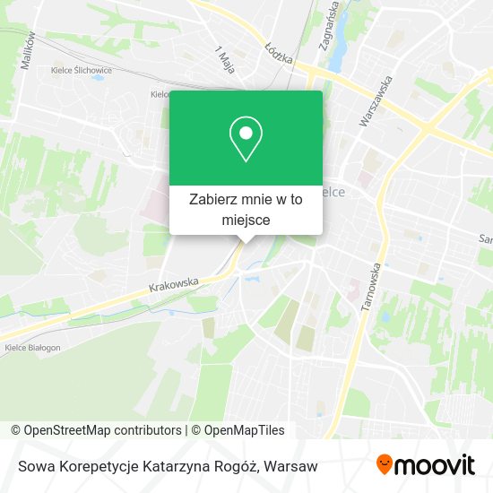 Mapa Sowa Korepetycje Katarzyna Rogóż