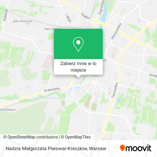 Mapa Nadzia Małgorzata Piwowar-Kreczkiw