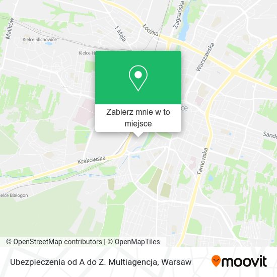 Mapa Ubezpieczenia od A do Z. Multiagencja