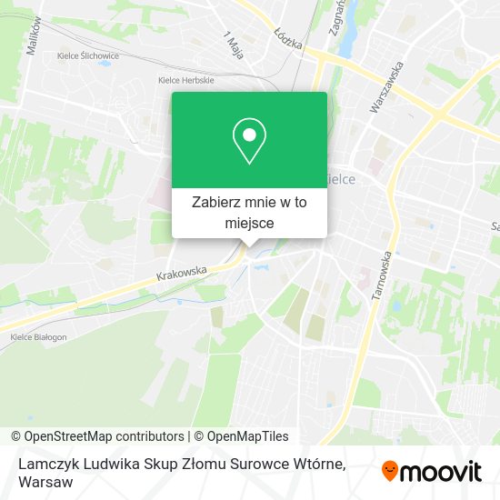 Mapa Lamczyk Ludwika Skup Złomu Surowce Wtórne