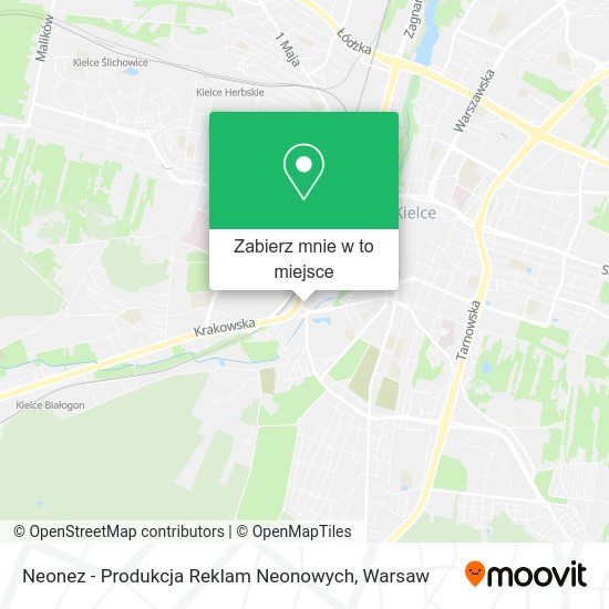 Mapa Neonez - Produkcja Reklam Neonowych