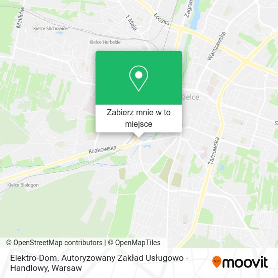 Mapa Elektro-Dom. Autoryzowany Zakład Usługowo - Handlowy