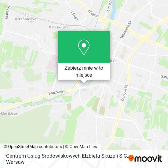 Mapa Centrum Uslug Srodowiskowych Elzbieta Skuza i S C