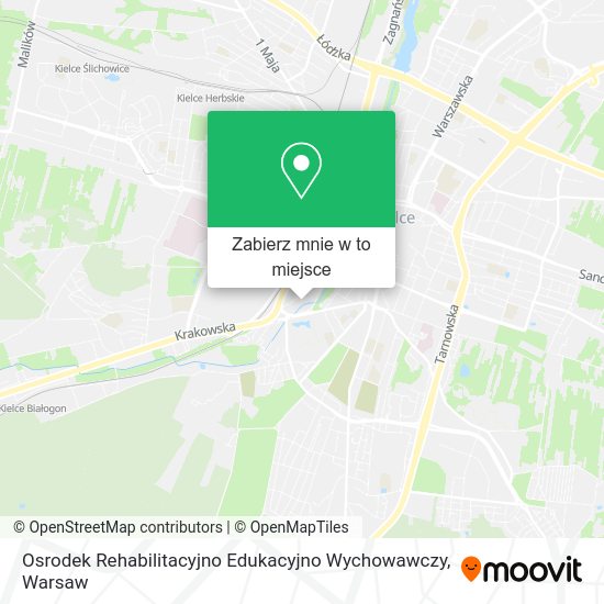 Mapa Osrodek Rehabilitacyjno Edukacyjno Wychowawczy