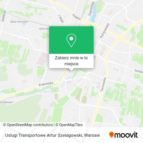 Mapa Uslugi Transportowe Artur Szelagowski