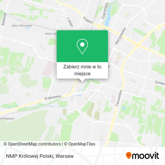 Mapa NMP Królowej Polski