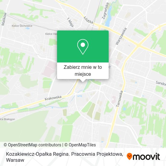 Mapa Kozakiewicz-Opałka Regina. Pracownia Projektowa