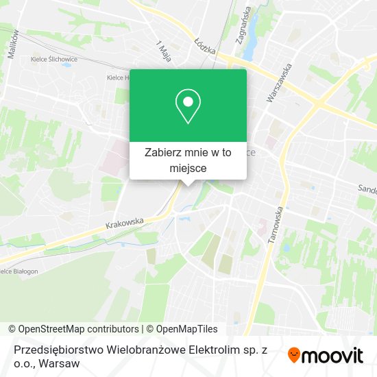 Mapa Przedsiębiorstwo Wielobranżowe Elektrolim sp. z o.o.