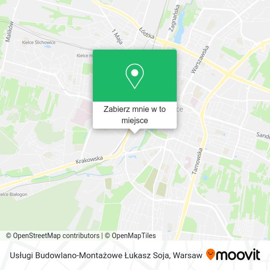 Mapa Usługi Budowlano-Montażowe Łukasz Soja