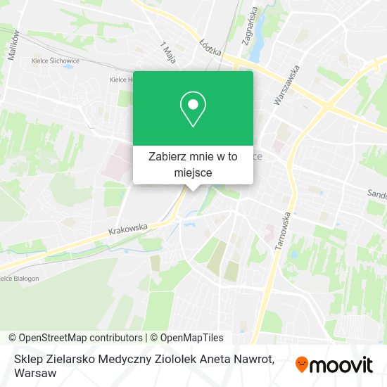 Mapa Sklep Zielarsko Medyczny Ziololek Aneta Nawrot