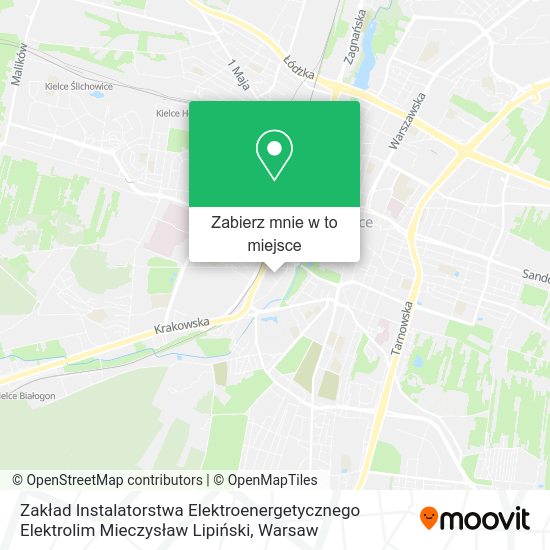 Mapa Zakład Instalatorstwa Elektroenergetycznego Elektrolim Mieczysław Lipiński