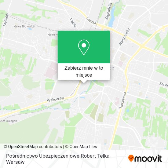 Mapa Pośrednictwo Ubezpieczeniowe Robert Telka