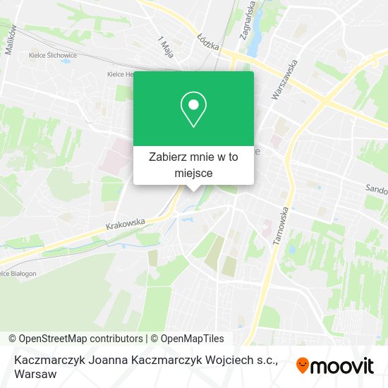 Mapa Kaczmarczyk Joanna Kaczmarczyk Wojciech s.c.