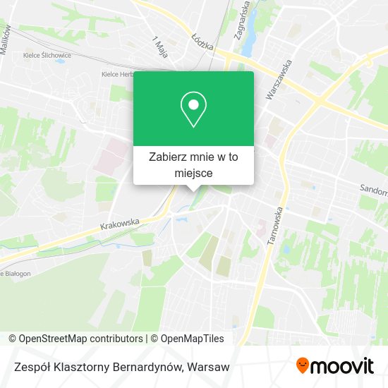 Mapa Zespół Klasztorny Bernardynów