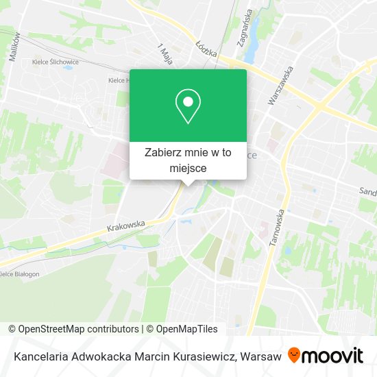 Mapa Kancelaria Adwokacka Marcin Kurasiewicz