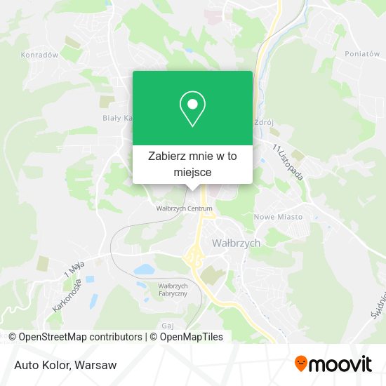 Mapa Auto Kolor