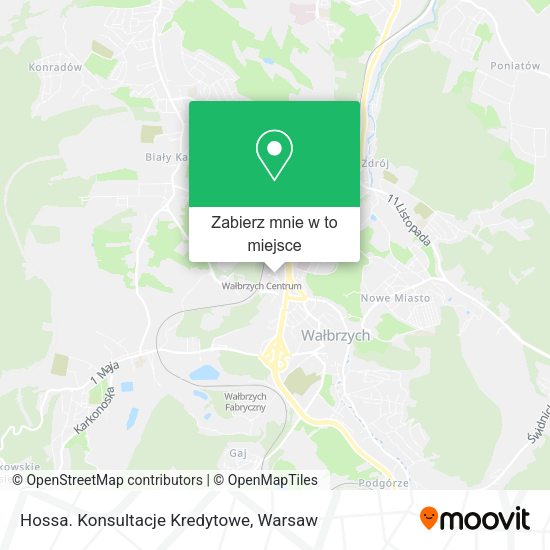 Mapa Hossa. Konsultacje Kredytowe