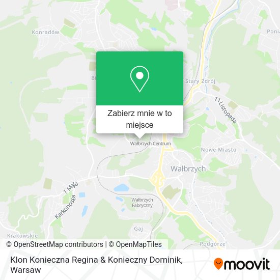 Mapa Klon Konieczna Regina & Konieczny Dominik