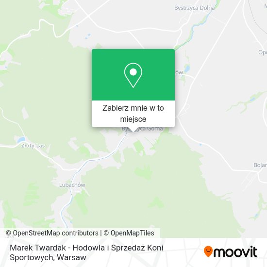 Mapa Marek Twardak - Hodowla i Sprzedaż Koni Sportowych