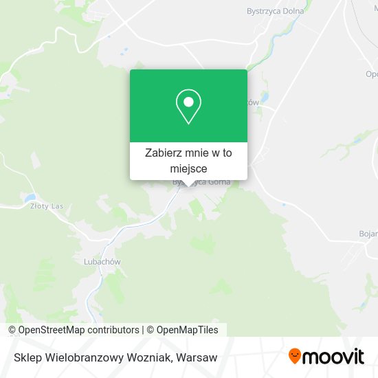 Mapa Sklep Wielobranzowy Wozniak