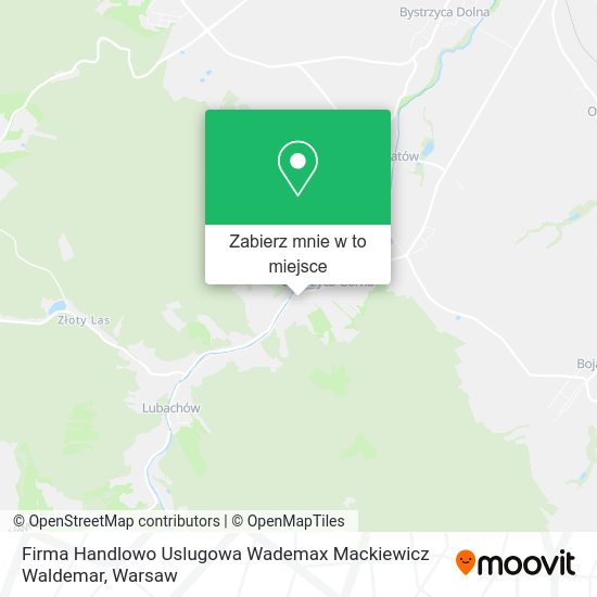 Mapa Firma Handlowo Uslugowa Wademax Mackiewicz Waldemar