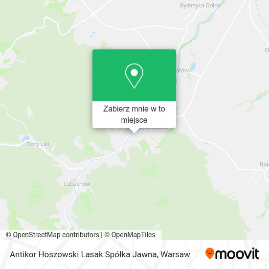 Mapa Antikor Hoszowski Lasak Spółka Jawna