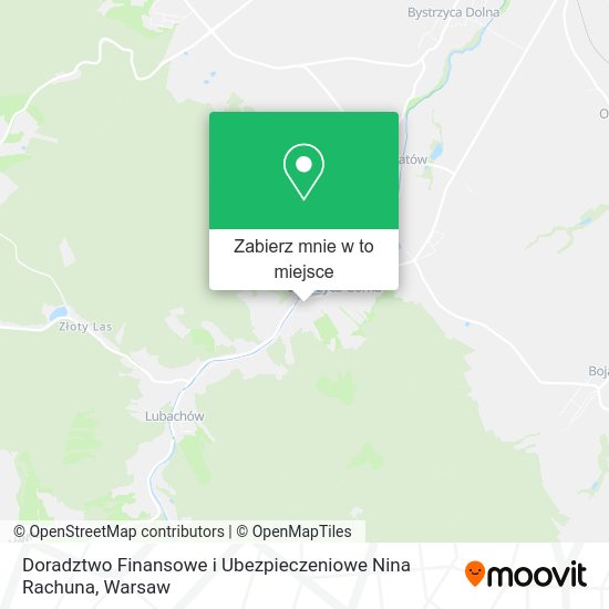 Mapa Doradztwo Finansowe i Ubezpieczeniowe Nina Rachuna