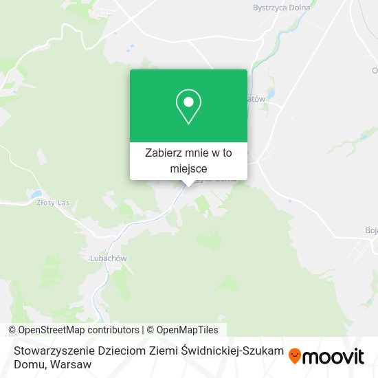 Mapa Stowarzyszenie Dzieciom Ziemi Świdnickiej-Szukam Domu