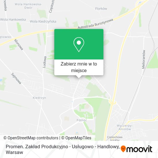 Mapa Promen. Zakład Produkcyjno - Usługowo - Handlowy