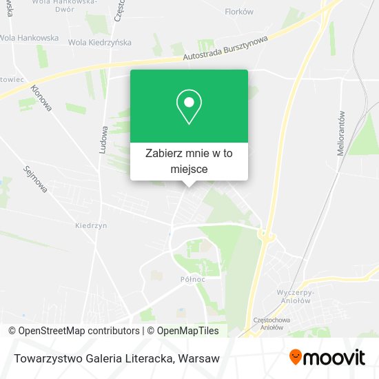 Mapa Towarzystwo Galeria Literacka