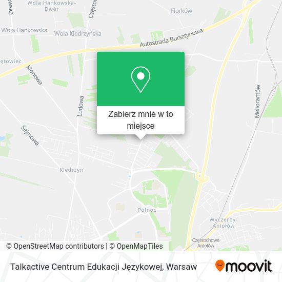 Mapa Talkactive Centrum Edukacji Językowej