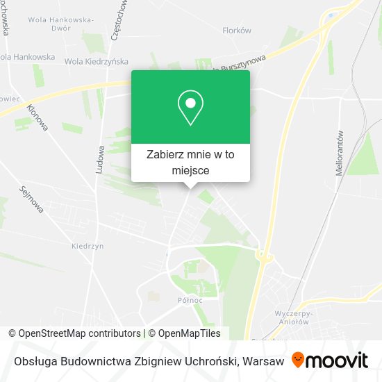 Mapa Obsługa Budownictwa Zbigniew Uchroński