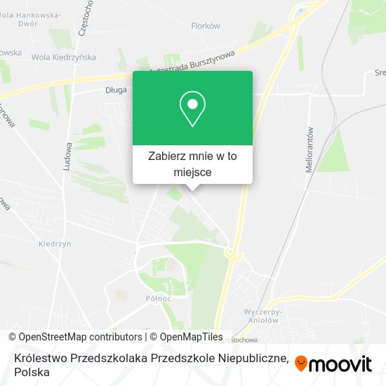 Mapa Królestwo Przedszkolaka Przedszkole Niepubliczne