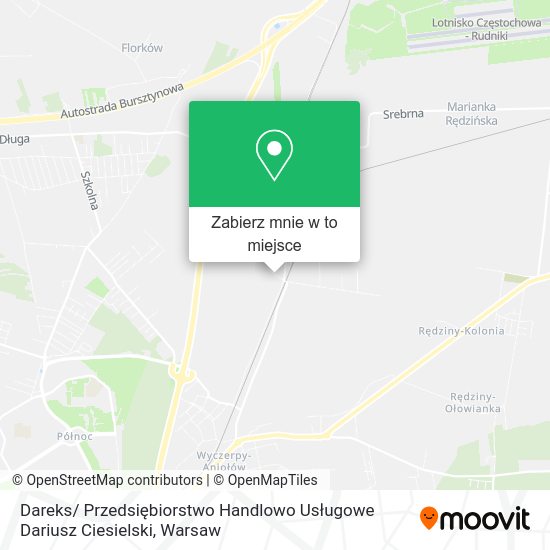 Mapa Dareks/ Przedsiębiorstwo Handlowo Usługowe Dariusz Ciesielski