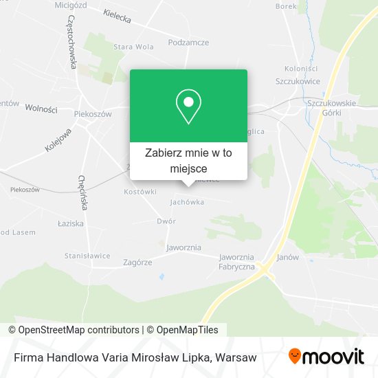 Mapa Firma Handlowa Varia Mirosław Lipka