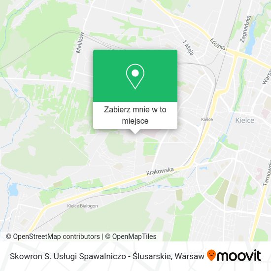 Mapa Skowron S. Usługi Spawalniczo - Ślusarskie