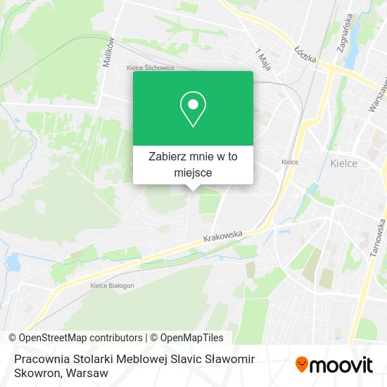 Mapa Pracownia Stolarki Meblowej Slavic Sławomir Skowron