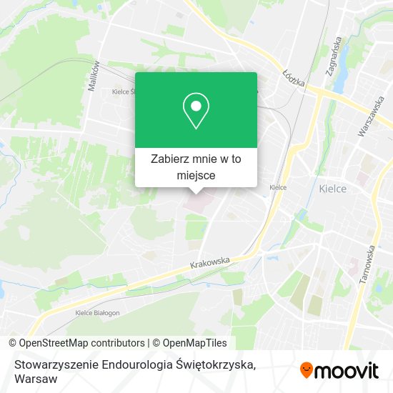 Mapa Stowarzyszenie Endourologia Świętokrzyska