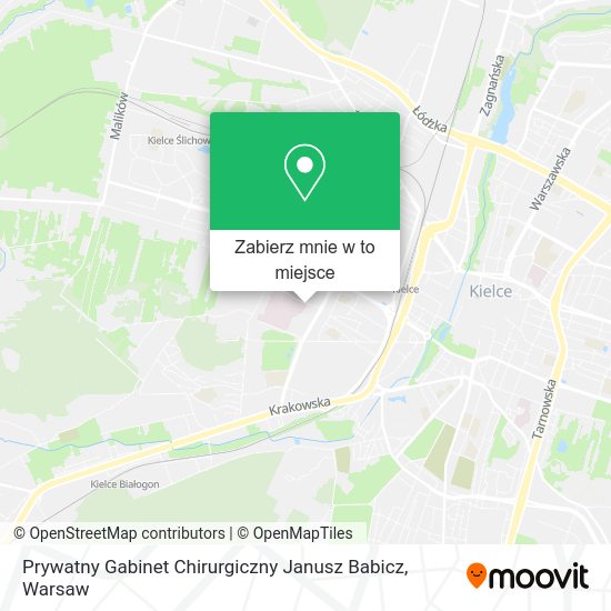 Mapa Prywatny Gabinet Chirurgiczny Janusz Babicz