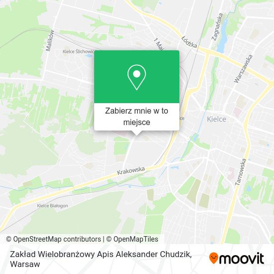 Mapa Zakład Wielobranżowy Apis Aleksander Chudzik