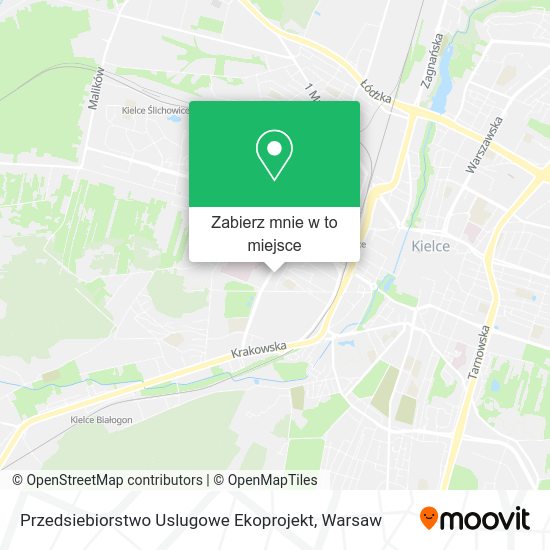 Mapa Przedsiebiorstwo Uslugowe Ekoprojekt